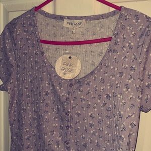 floral crop top